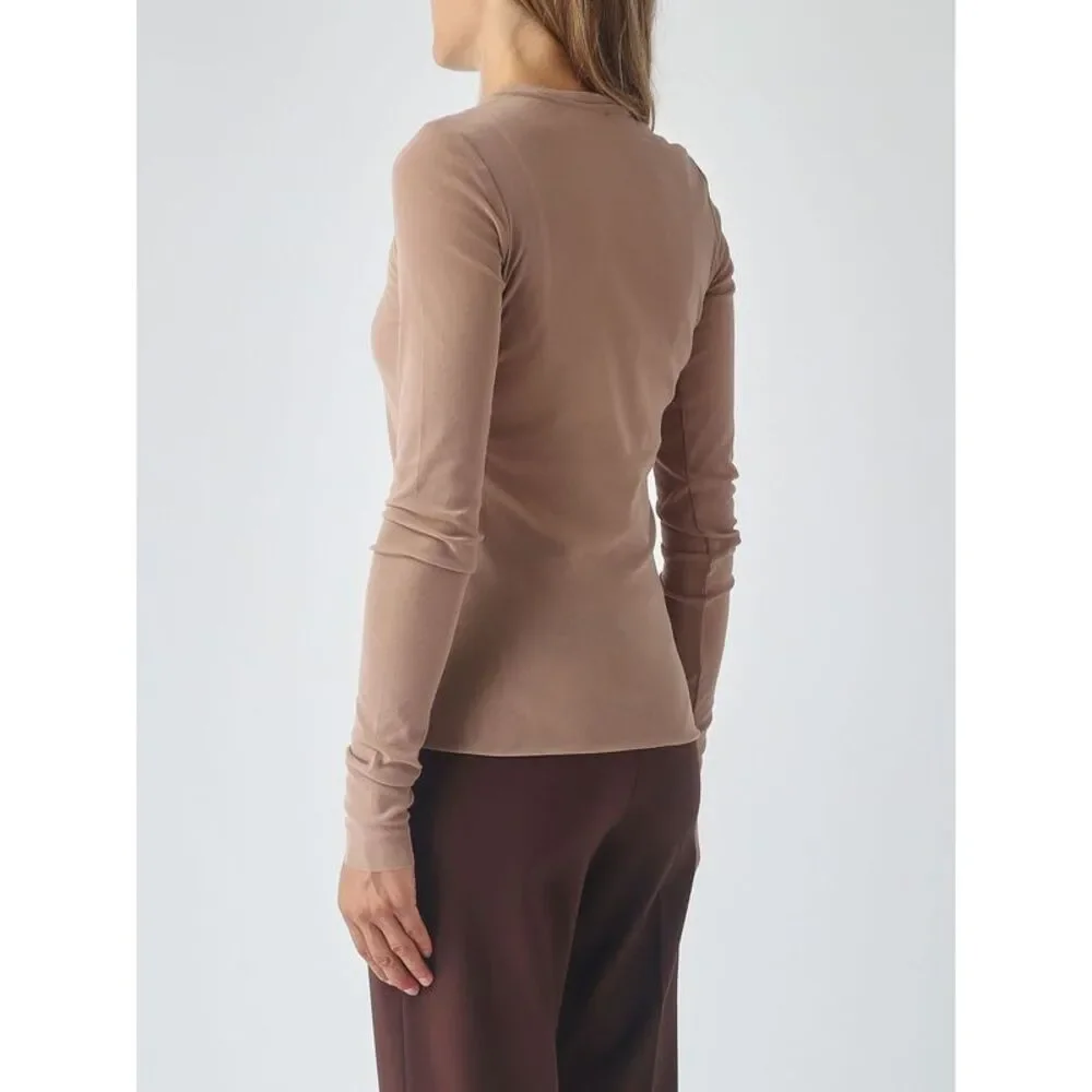 Meimeij Women Meimeij Long-Sleeved Polyamide Slim Fit Top